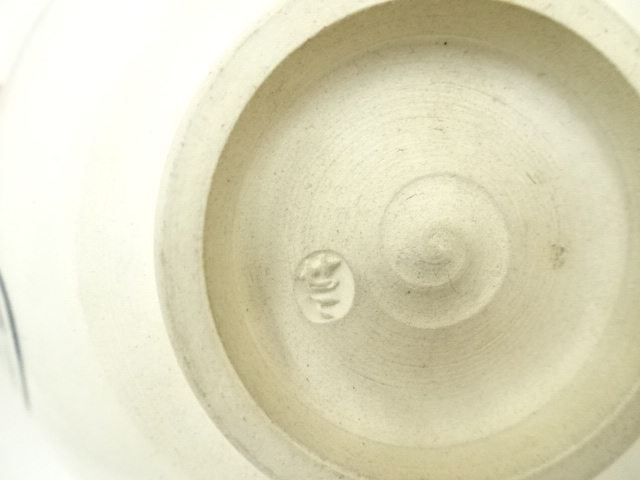 道具 ] - 道具 膳所焼 岩崎新定造 渦の絵平茶碗（共箱） | ネット